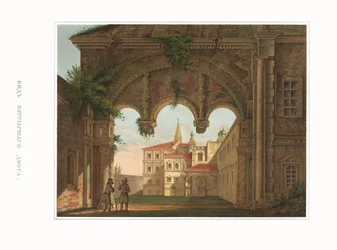 View of the Patriarchal Chambers. From the Antiquities of the Russian State