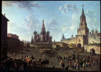The Red Square in Moscow