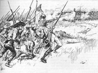 The Division Under Alvarado Was Crossing The Low Ground, 1902