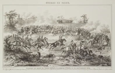 The Battle of Chang-Kia-Onang, Before Tong-Cheou, 18th September 1860, from The War in China, 1862
