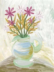 Vibrant Floral Still Life