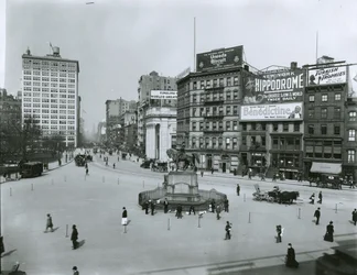 Union Square and Fourth Avenue, New York City