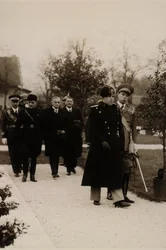 Album "MVSN- Blackshirts": Galeazzo Ciano in the uniform of General of the Militia in Budapest