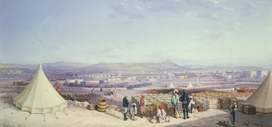 The Artillery and Cavalry Camp at San Antonio, Malta