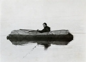 Campbell Afloat in a Kayak