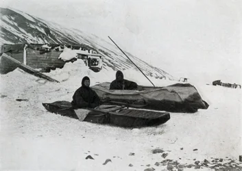 The Two Kayaks Ashore, c1911, 1913