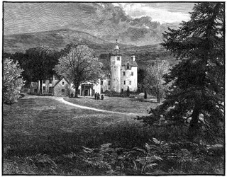 Abergeldie Castle, Aberdeenshire, Scotland, 1900