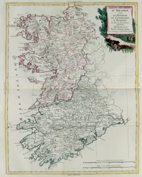 The Kingdom of Ireland: The Provinces of Munster and Connaught, Engraving by G. Zuliani from the Newest Atlas