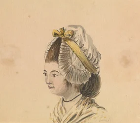 Head of a woman in a frilled cap, c.1774