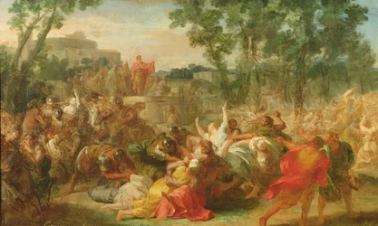 Study for Rape of the Sabines