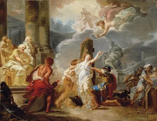 The Martyrdom of a Female Saint, a Sketch