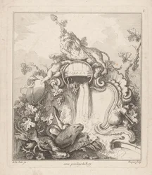 Fountain with panther (series title)