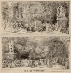 Scenes from the Tuileries: The Chairs and the Water Cart