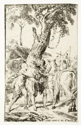 The Escape of M. de Belle-Isle, Prisoner in the Attakapas, plate four from Les Nouveaux Voyages aux Indes Occidentales