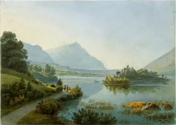 Lake Lauerz with Schwanau Island