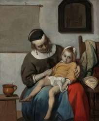 The Sick Child. Around 1664-66