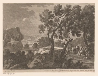 Landscape with Rest on the Flight into Egypt Landscapes with Scenes from the Life of Christ (title on object)