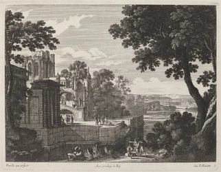 Large Landscape with a Ruined Abbey