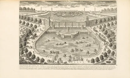 The Extremity of the Garden of Marly, from Les Delices de Versailles et des Maisons Royales by Charles-Antoine Jombert, 1766