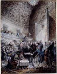 Inauguration of the Amphitheatre of the Royal School of Surgery by King Louis XVI