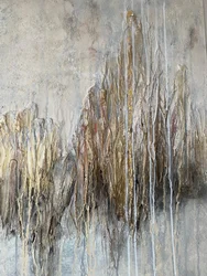 Textured Gold Mountains