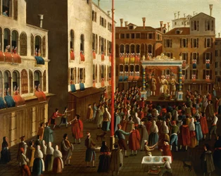 Fair on Campo San Luca, Venice