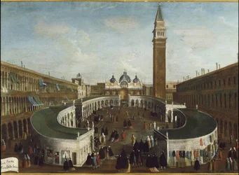 View of the Fete de la Sensa in St Mark square