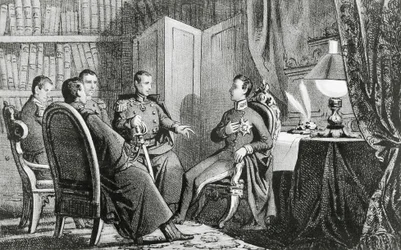 Prince Charles Albert of Carignano promises his support to liberal conspirators, March 6