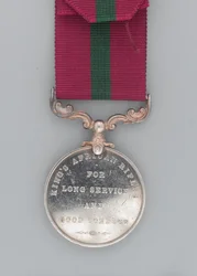 Long Service and Good Conduct Medal, Regimental Sergeant Major Hassan Jabir, The King