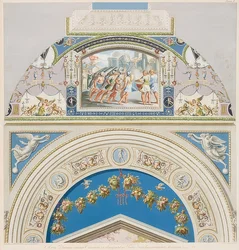 Lunette and Vault Field with the Fall of Jericho