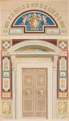 Door, Framing and Lunette of Loggia XIII
