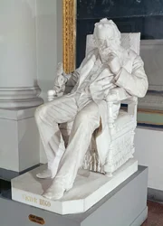 Seated statue of Victor Hugo (1802-85)