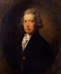 Portrait of William Pitt the Younger, British Statesman, c. 1787