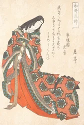 Sotoori-hime, One of the Three Gods of Poetry from the Spring Rai