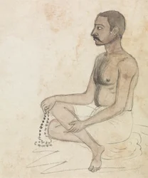 Man with Prayer Beads