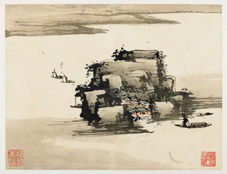 Finger Painting, from an Album of Ten