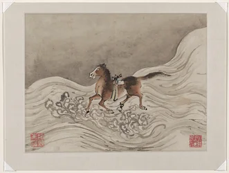 Finger Painting, from an Album of Ten