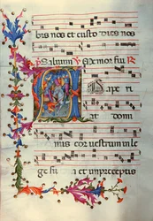 Antiphonary in Note 6, a Book which Contains the Chants to be Sung by the Choir during Mass