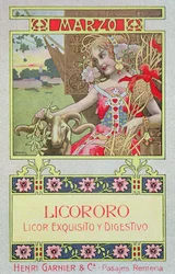 March, from a Calendar for Henri Garnier & Co.