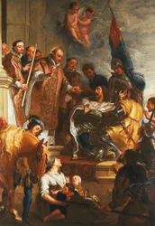 Saint Bernard converts a Duke of Aquitaine