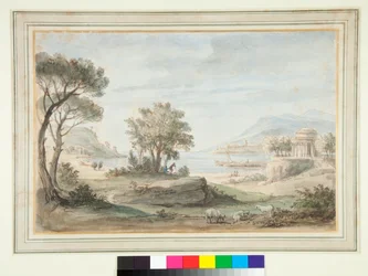 Landscape with a Round Temple