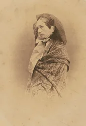 Portrait of the opera singer Rosine Stoltz