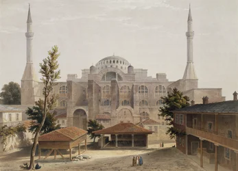 Haghia Sophia, Constantinople, pub. 1852