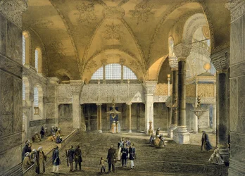 Haghia Sophia, plate 9: the new Imperial Gallery