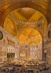 Hagia Sophia, Constantinople, 1852