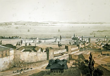 Panorama of the Walls of Constantinople, Plate 23 from 