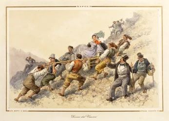 The Descent of Mount Vesuvius