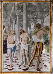 Detail of The Flagellation of Christ, from The life and the Passion of Christ