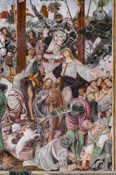 Detail of the Crucifixion, from The life and the Passion of Christ