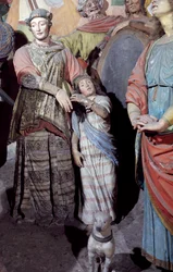 Male Figure (detail) from Statues, by Gaudenzio Ferrari, Chapel XXXVIII, Sacred Mountain of Varallo Sesia, Italy
